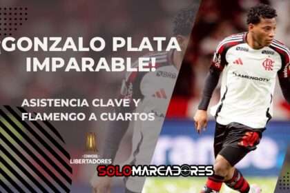 Gonzalo Plata asistió en la victoria de Flamengo sobre Inter y clasificó a cuartos de la Copa Libertadores