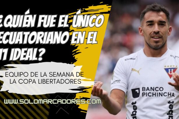 Copa Libertadores: Gonzalo Plata y Alzugaray, en el 11 ideal de la semana