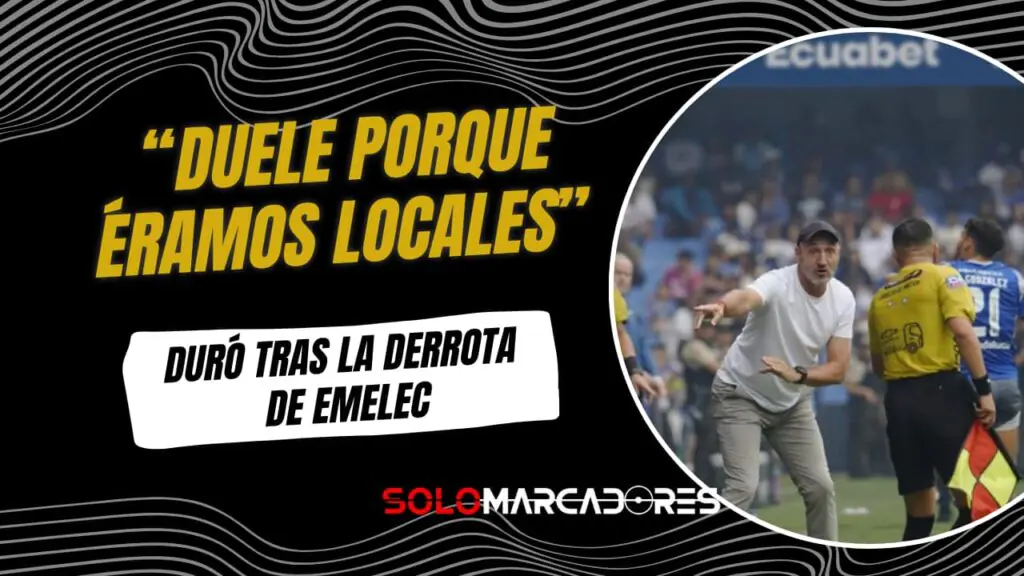 José Angulo fuera de las canchas: Emelec confirma su lesión y tiempo de recuperación 2 Guillermo Duró DT de Emelec valoró que le jugaron "de igual a igual al primero" y se lamentó: "Duele porque éramos locales"