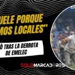Guillermo Duró DT de Emelec valoró que le jugaron "de igual a igual al primero" y se lamentó: "Duele porque éramos locales"