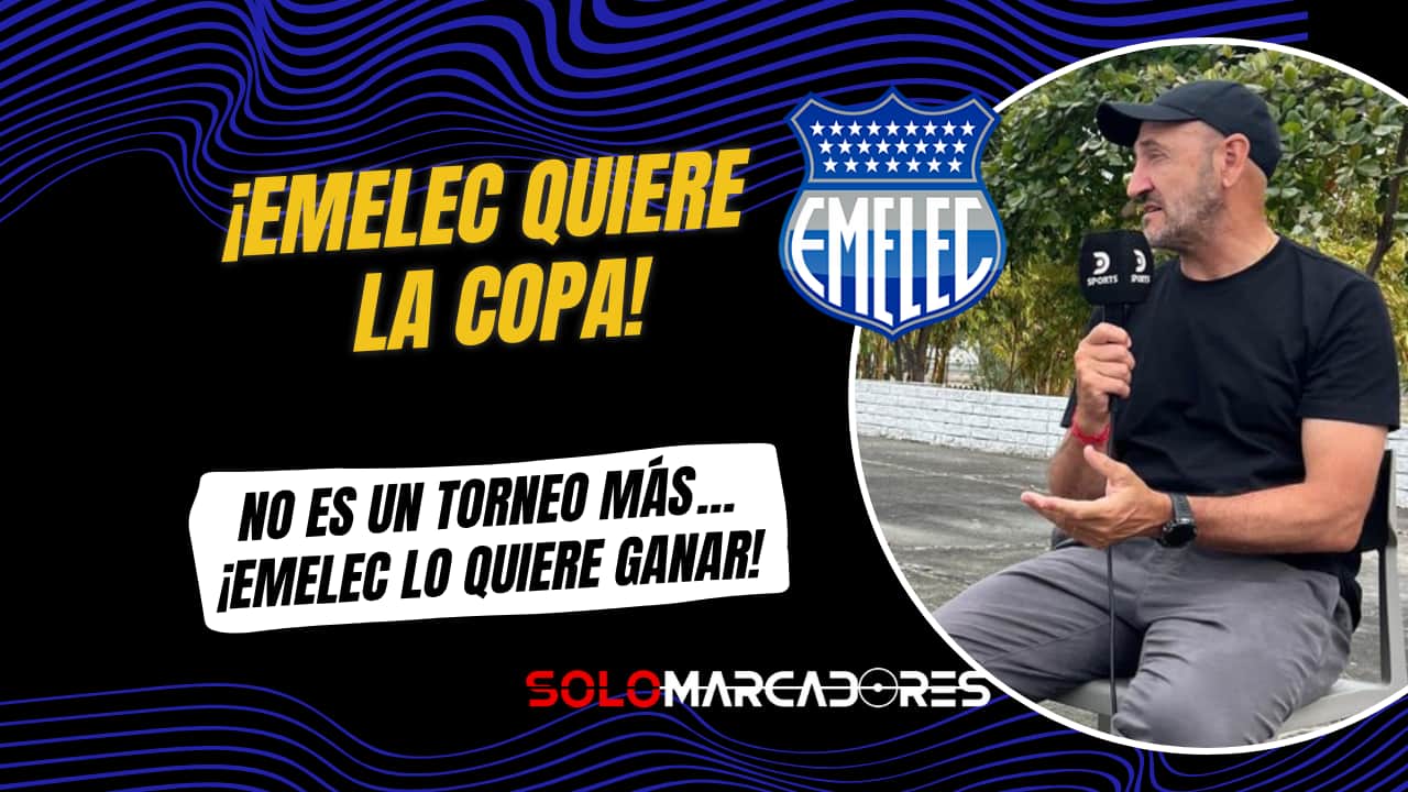Guillermo Duró y su apuesta firme por la Copa Ecuador: “El jugador quiere ganar un título”