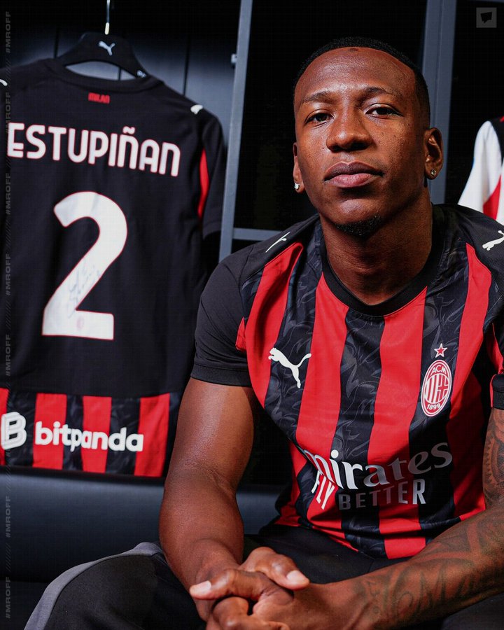 Pervis Estupiñán revela el motivo especial detrás del número 2 en el Milan 1 Pervis Estupiñán revela el motivo especial detrás del número 2 en el Milan