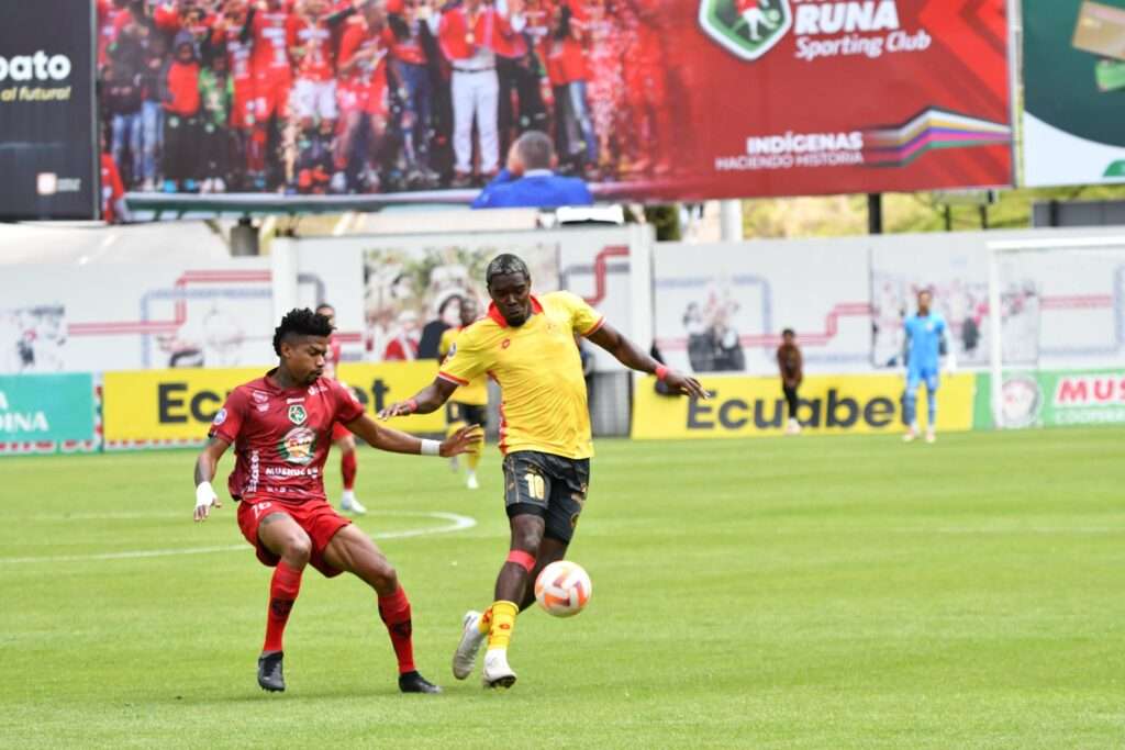 Mushuc Runa le ganó a Aucas y al fin volvió a celebrar después de 13 partidos 23 Mushuc Runa le ganó a Aucas