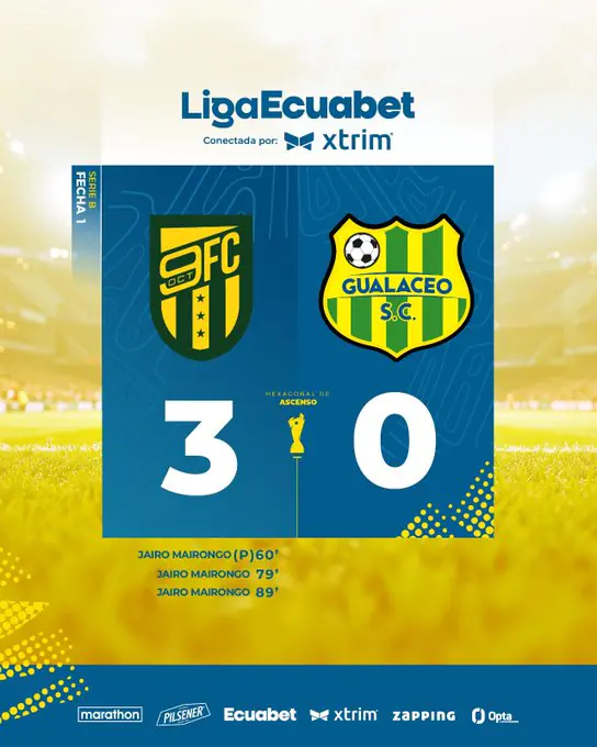 Polémico gol en 9 de Octubre vs Gualaceo