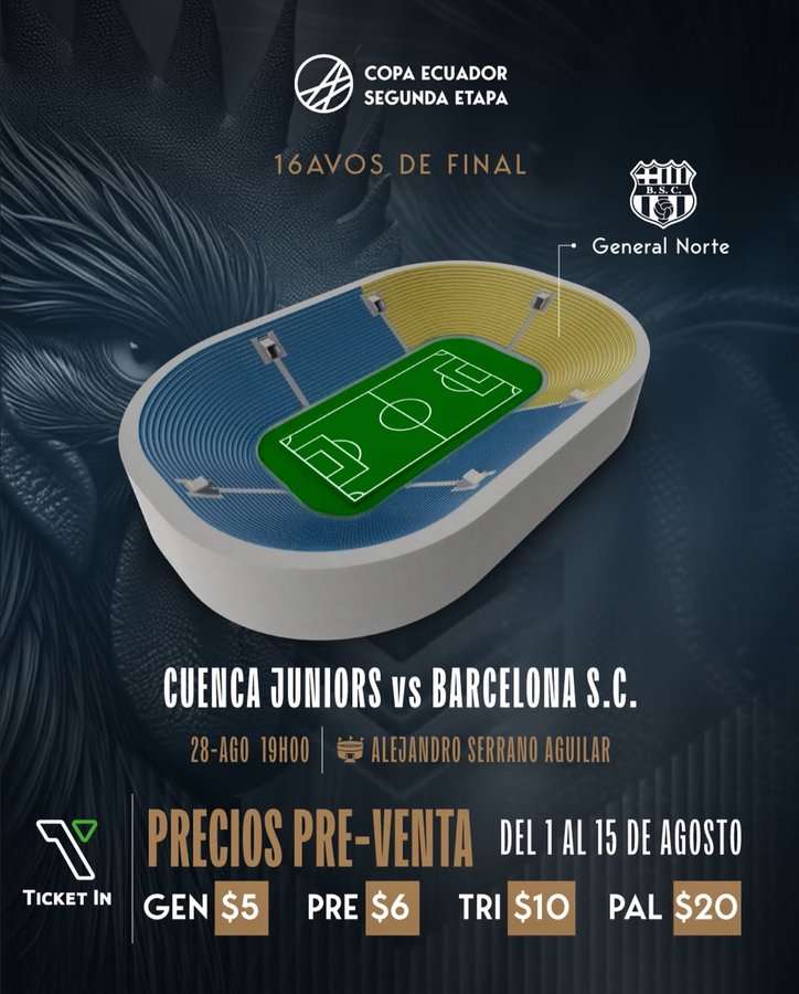 Así recibirá Cuenca Juniors a Barcelona