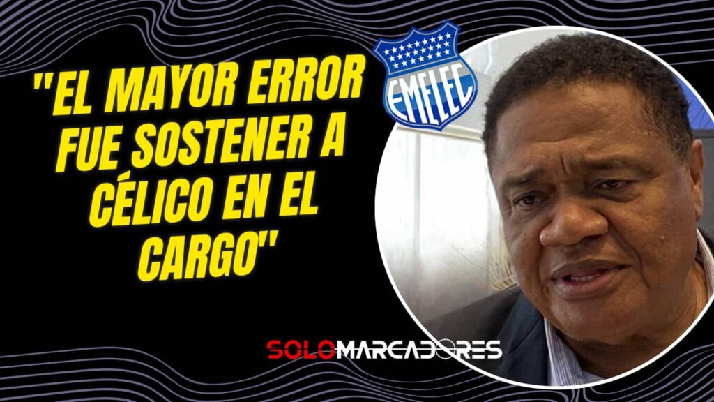 Habló Jorge Guzmán: Emelec tiene un déficit de 20 millones, pero promete sanearlo