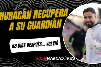 Hernán Galíndez volvió al arco de Huracán después de dos meses y fue figura