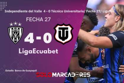 Independiente del Valle arrasó 4-0 a Técnico Universitario