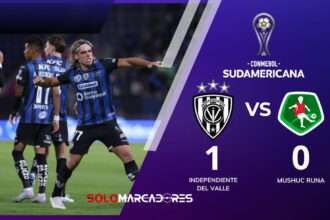 Independiente del Valle pegó primero y venció a Mushuc Runa por la Copa Sudamericana