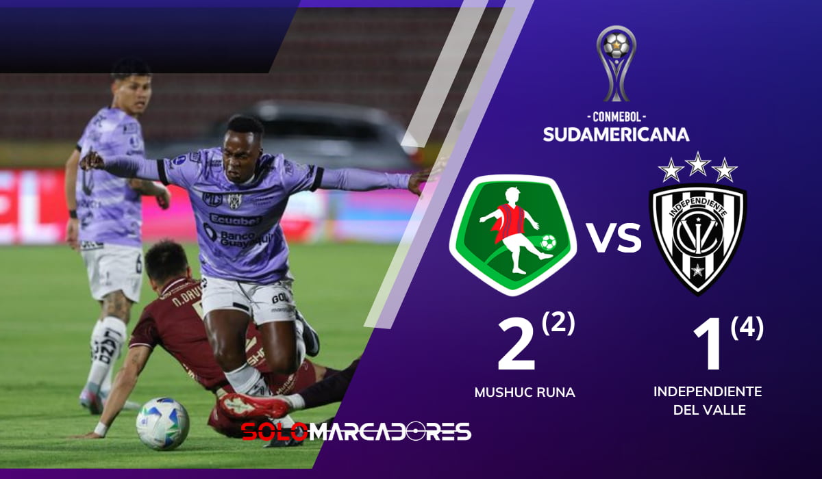 Independiente del Valle sufrió contra Mushuc Runa y avanzó a cuartos de la Copa Sudamericana