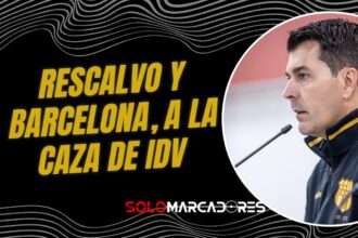 Ismael Rescalvo, enfocado en la cima: “En Barcelona SC vamos paso a paso para pelear el liderato”