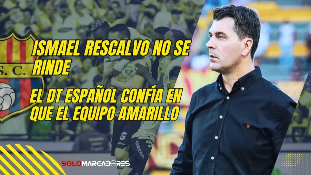 Ismael Rescalvo no se rinde Barcelona aún lucha por el título