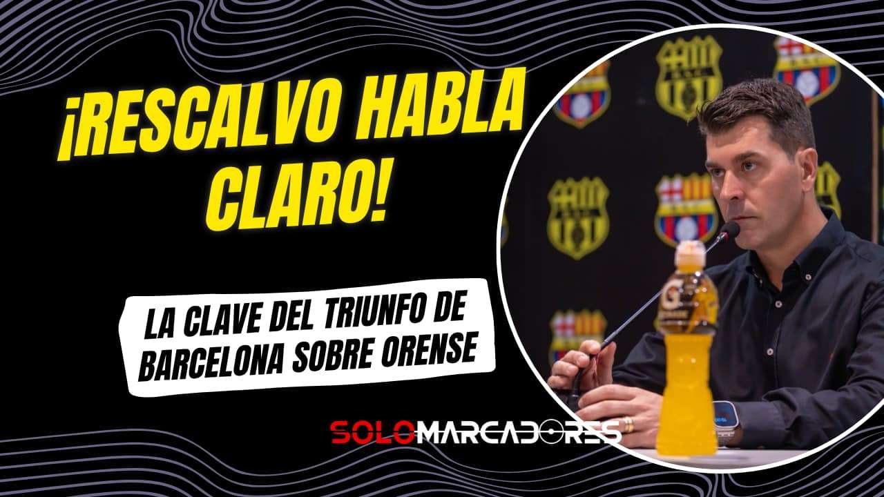 Ismael Rescalvo y lo que más valora tras vencer a Orense: "Me quedo sobre todo con la forma en que jugamos"