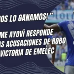 ¡Nos lo ganamos en la cancha! Jaime Ayoví rompe el silencio tras acusaciones de robo al Técnico Universitario 4 Jaime Ayoví RESPONDE tras acusaciones de robo