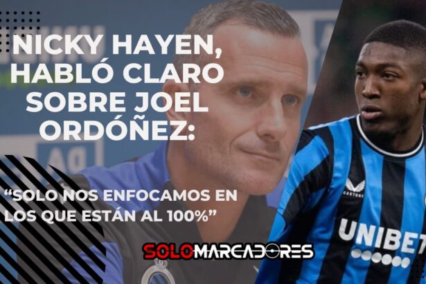 Joel Ordóñez, sin convocatoria en Bélgica: ¿Qué pasa con el ecuatoriano según su DT?