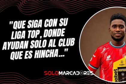 Jonathan Borja dispara contra Loor: "Que siga con su Liga Top, donde ayudan solo al club que es hincha…"