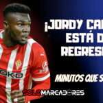 Regreso a la cancha: Jordy Caicedo volvió a sumar minutos con el Sporting Gijón