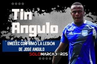 José Angulo fuera de las canchas: Emelec confirma su lesión y tiempo de recuperación