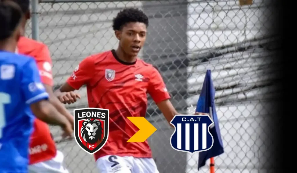 Joven ecuatoriano da el salto a Talleres de Córdoba