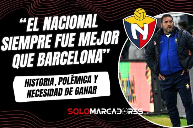 Juan Carlos Pérez calentó el duelo contra Barcelona: "El Nacional siempre fue mejor"