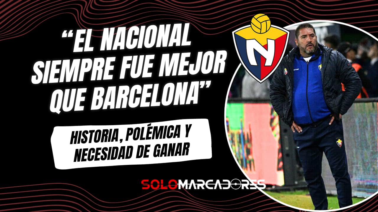 Juan Carlos Pérez calentó el duelo contra Barcelona: "El Nacional siempre fue mejor"