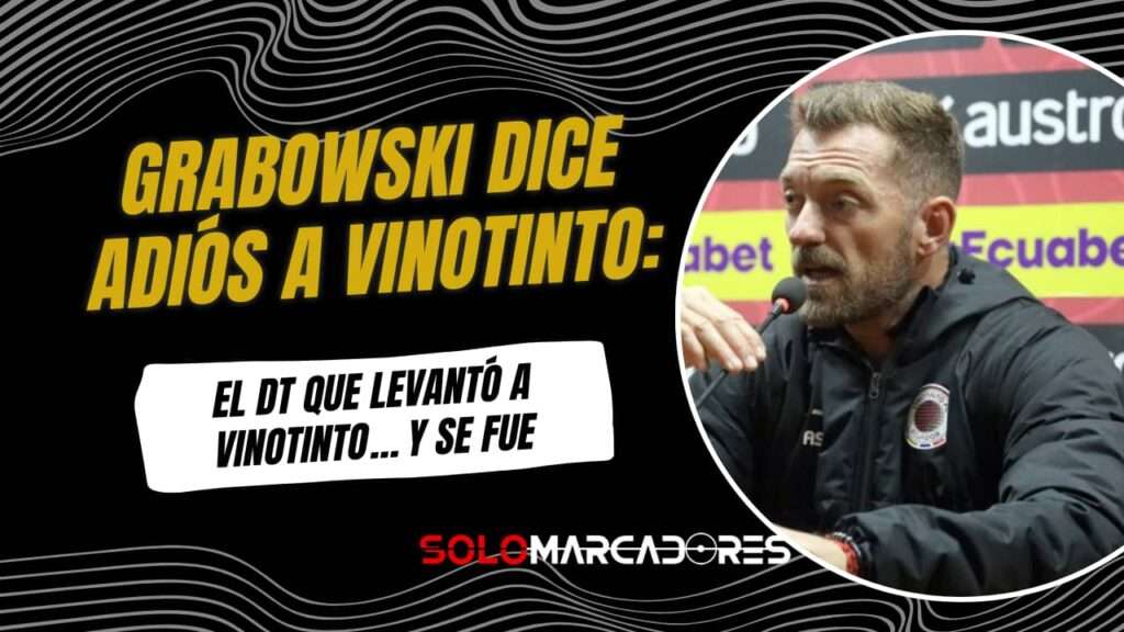 Gabriel Schurrer vuelve al fútbol ecuatoriano: nuevo DT de Vinotinto FC y debut ante Barcelona SC 24 Juan Grabowski y su emotiva despedida de Vinotinto: cuatro años de lucha y un adiós inesperado