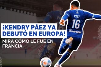 Kendry Páez inicia su sueño europeo