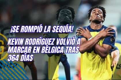 Kevin Rodríguez rompe su sequía goleadora