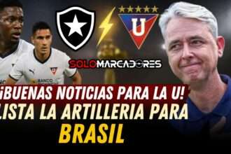 Las piezas que recupera Liga de Quito para su visita a Botafogo en la Copa Libertadores