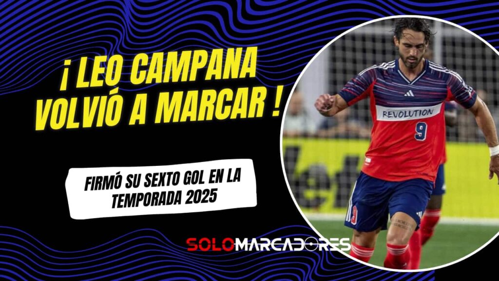 Leonardo Campana anotó en el triunfo del New England Revolution