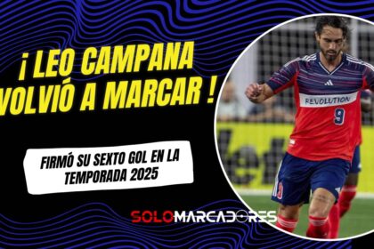 Leonardo Campana anotó en el triunfo del New England Revolution