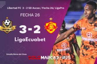 Eber Caicedo en modo héroe: Libertad venció a Aucas y sueña con el hexagonal final