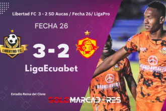 Eber Caicedo en modo héroe: Libertad venció a Aucas y sueña con el hexagonal final