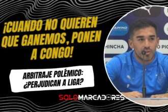 Lisandro Alzugaray arremetió contra el arbitraje: “Cuando no quieren que ganemos viene Congo…”