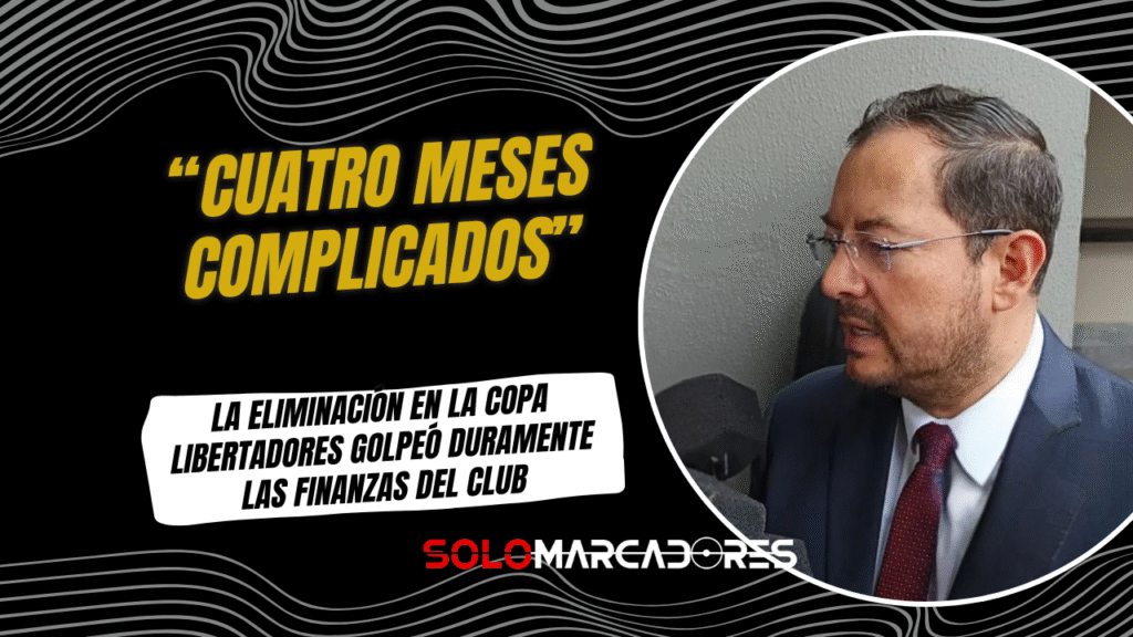 Marco Pazos revela la compleja situación financiera que vive El Nacional con sus jugadores