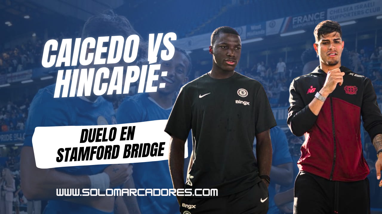 Moisés Caicedo y el Chelsea vencieron al Bayer Leverkusen de Piero Hincapié