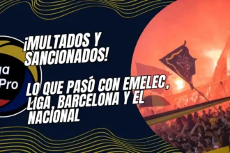 Multas y polémicas sacuden al fútbol ecuatoriano