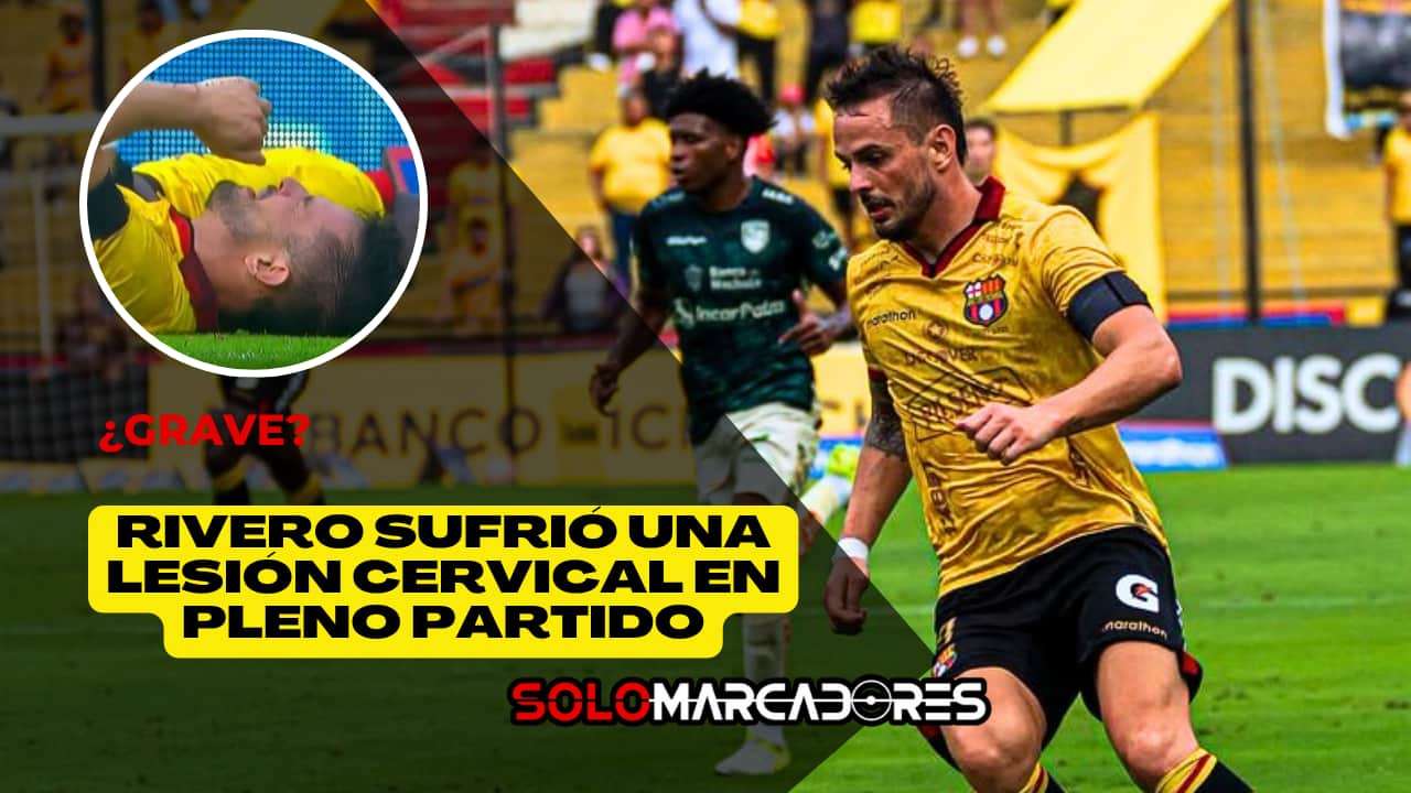 Tras el susto en cancha, Octavio Rivero habló y tranquilizó a todo Barcelona