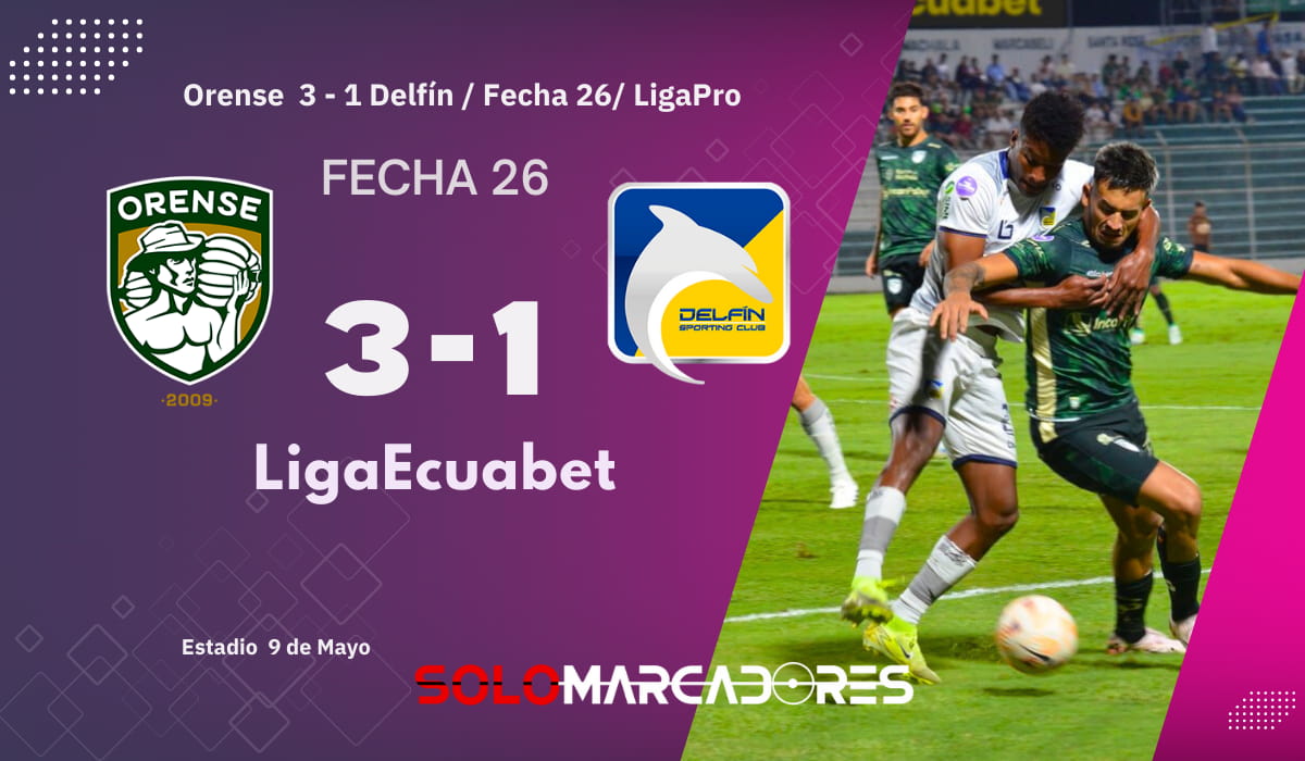 Orense venció a Delfín y se metió en el Hexagonal por el título de la LigaPro