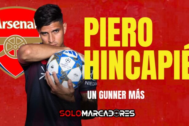 Piero Hincapié es nuevo jugador del Arsenal