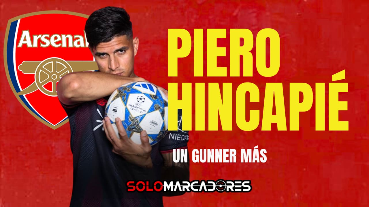 Piero Hincapié es nuevo jugador del Arsenal