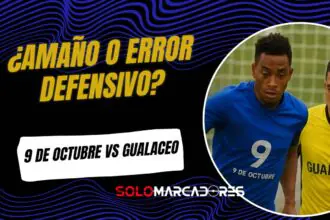 Polémico gol en 9 de Octubre vs Gualaceo genera sospechas en la Serie B: ¿Amaño o error defensivo?