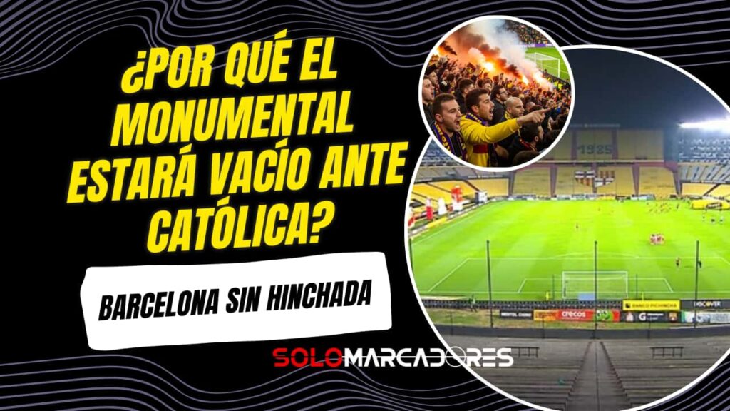 ¿Por qué el Barcelona jugará sin público en la ante Universidad Católica?