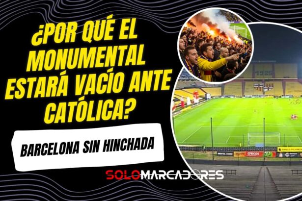¿Por qué el Barcelona jugará sin público en la ante Universidad Católica?
