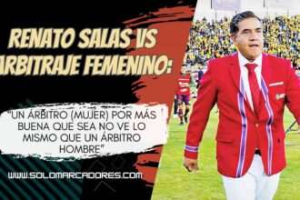 Renato Salas desata polémica: ¿El arbitraje femenino en el fútbol masculino está en debate?