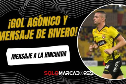 Rivero: “Sigan teniendo fe” tras el triunfo agónico de Barcelona SC
