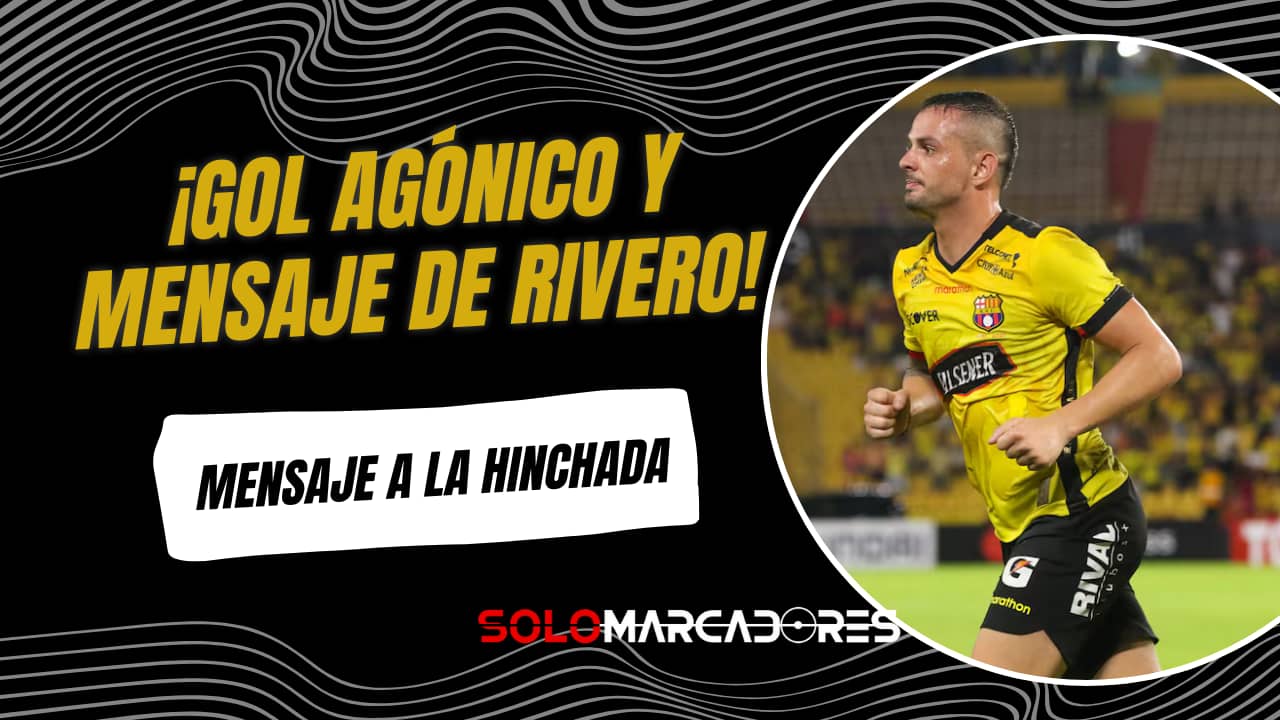 Rivero: “Sigan teniendo fe” tras el triunfo agónico de Barcelona SC