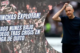 ¡Hinchas EXPLOTAN! Tiago Nunes bajo fuego tras crisis en Liga de Quito