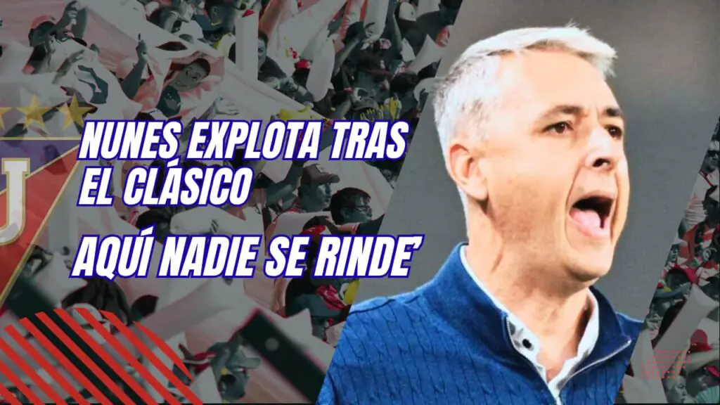 Tiago Nunes rompe el silencio