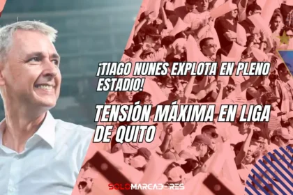 Tiago Nunes se salió de control